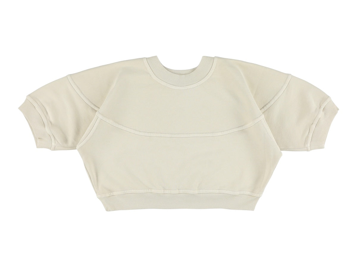 Waffle Crop Sweatshirt