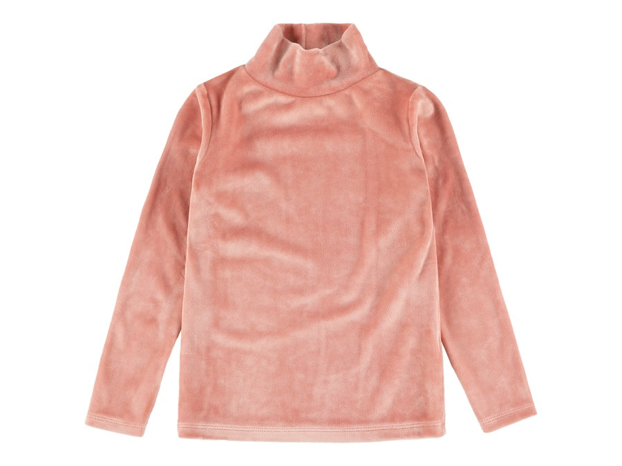 Yvy Velour Rose Turtleneck