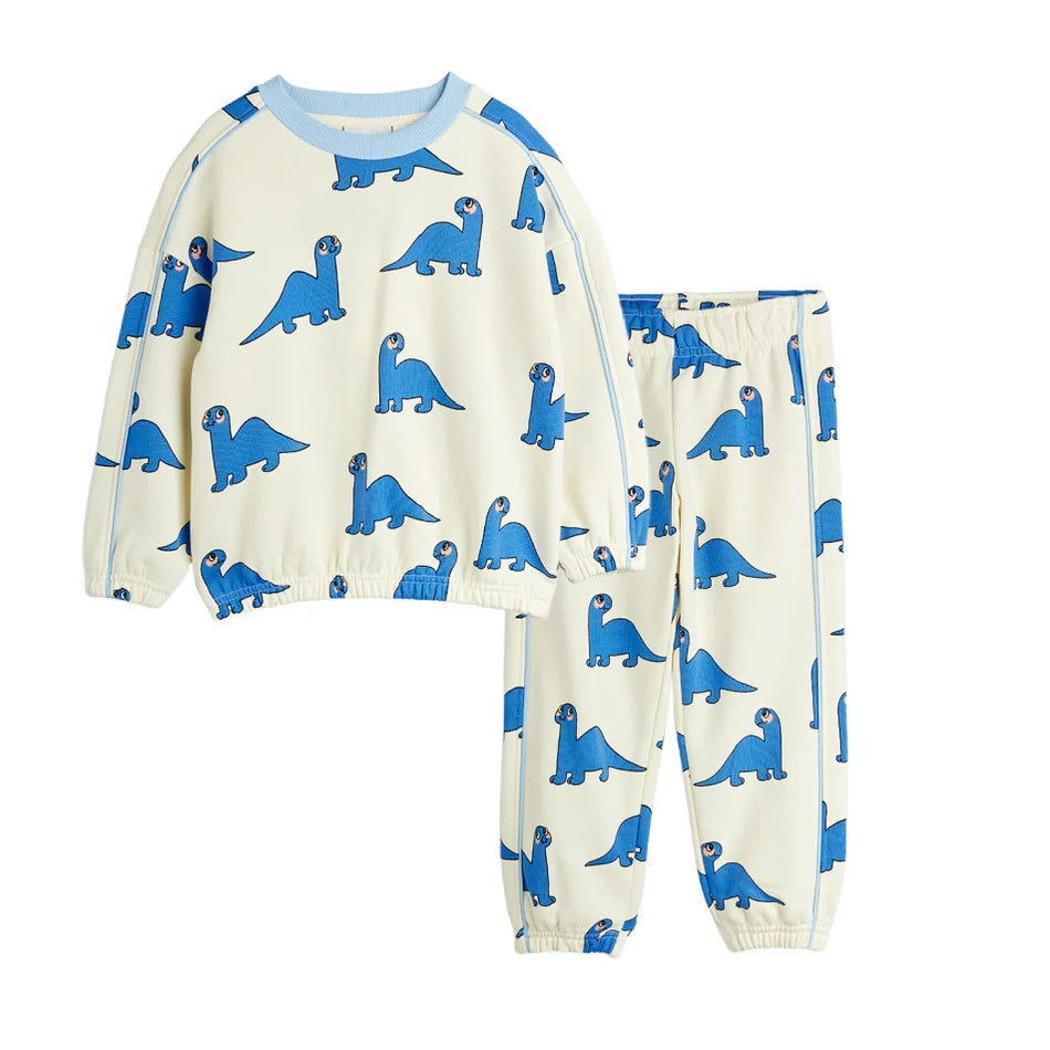 Blue Dino Sweat Set