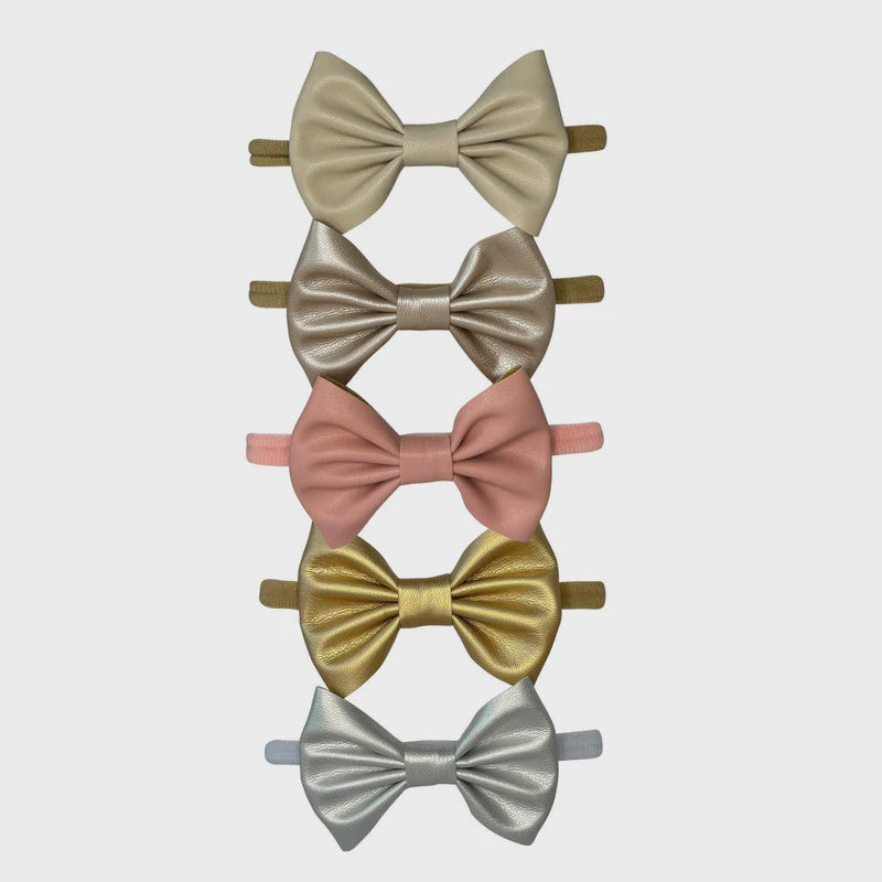 Faux Leather Baby Headband