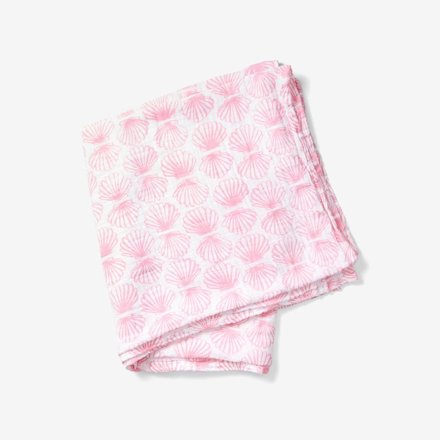 Swaddle - Scallop | Lilac | 47"x47"