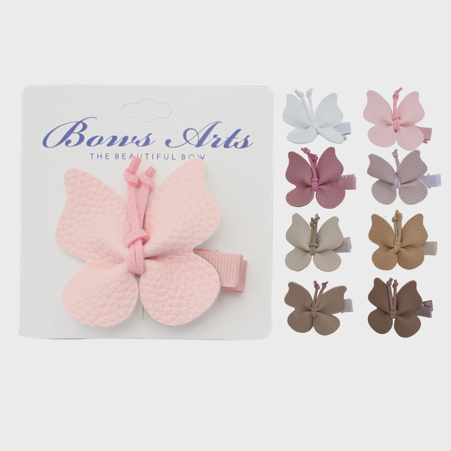Leather Butterfly Clips- assrt