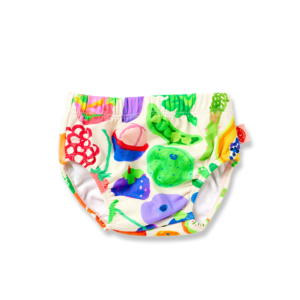 Eat The Rainbow Baby Nappy Swim Cover