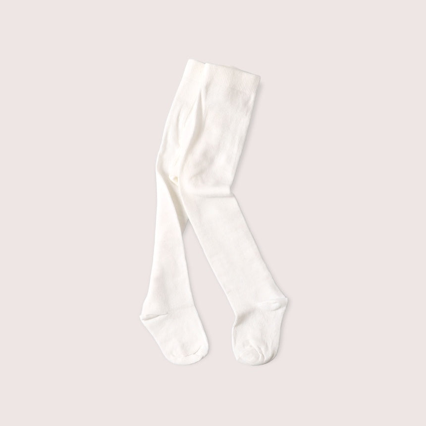 Fine Knit Basic Tights | Plain | Organic Blend