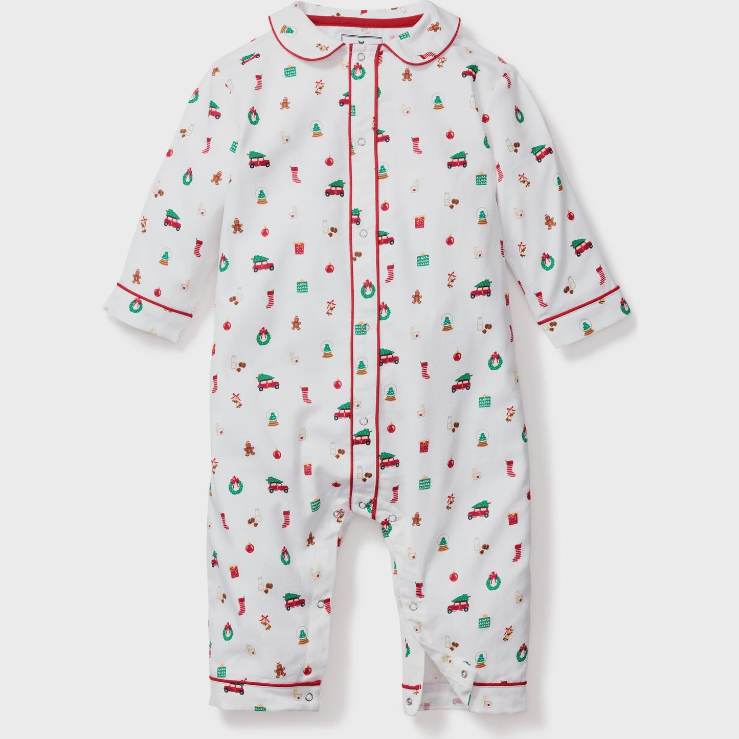 Winter Nostalgia Romper-White : 12-18m