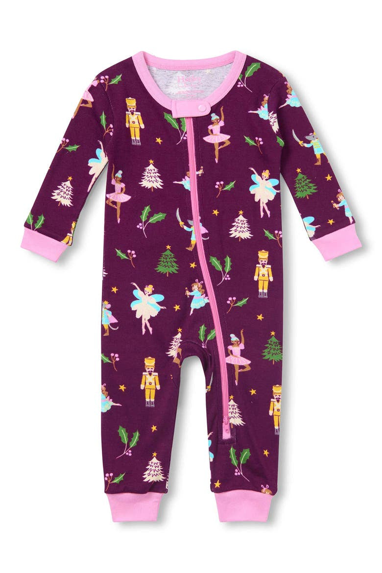 Purple Nutcracker Cotton Rib Coverall