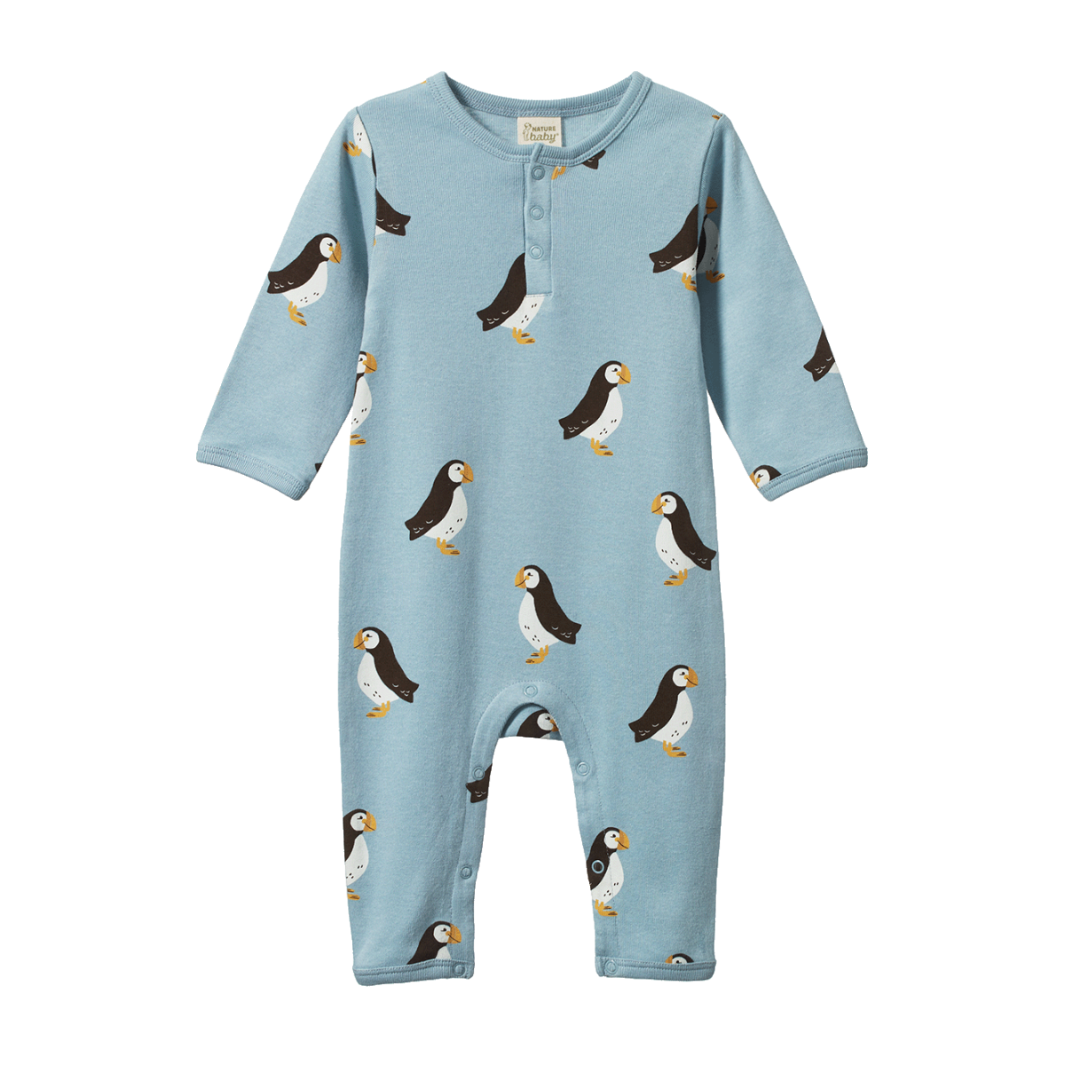 Puffin Henley Sleep Suit