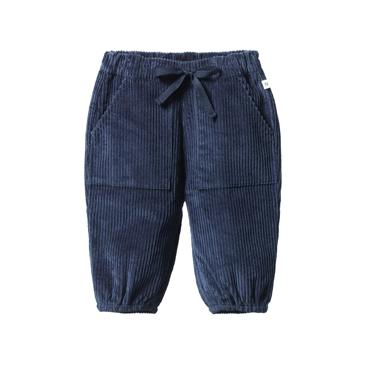 Frankie Navy Cord Baby Pants
