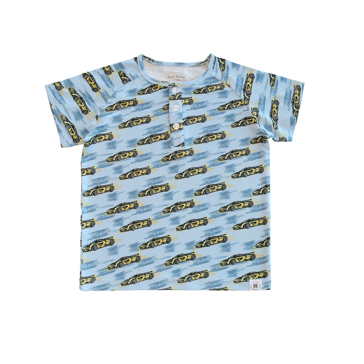 Rev Your Engines Toddler Raglan Henley