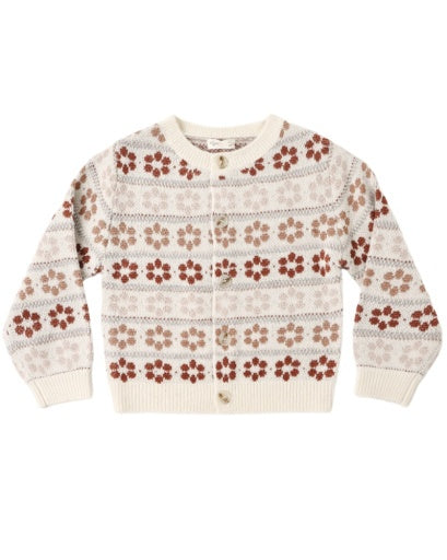 CHEYENNE CARDIGAN FLOWER FAIR ISLE