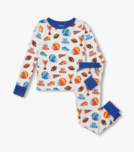 varsity team bamboo pajama set