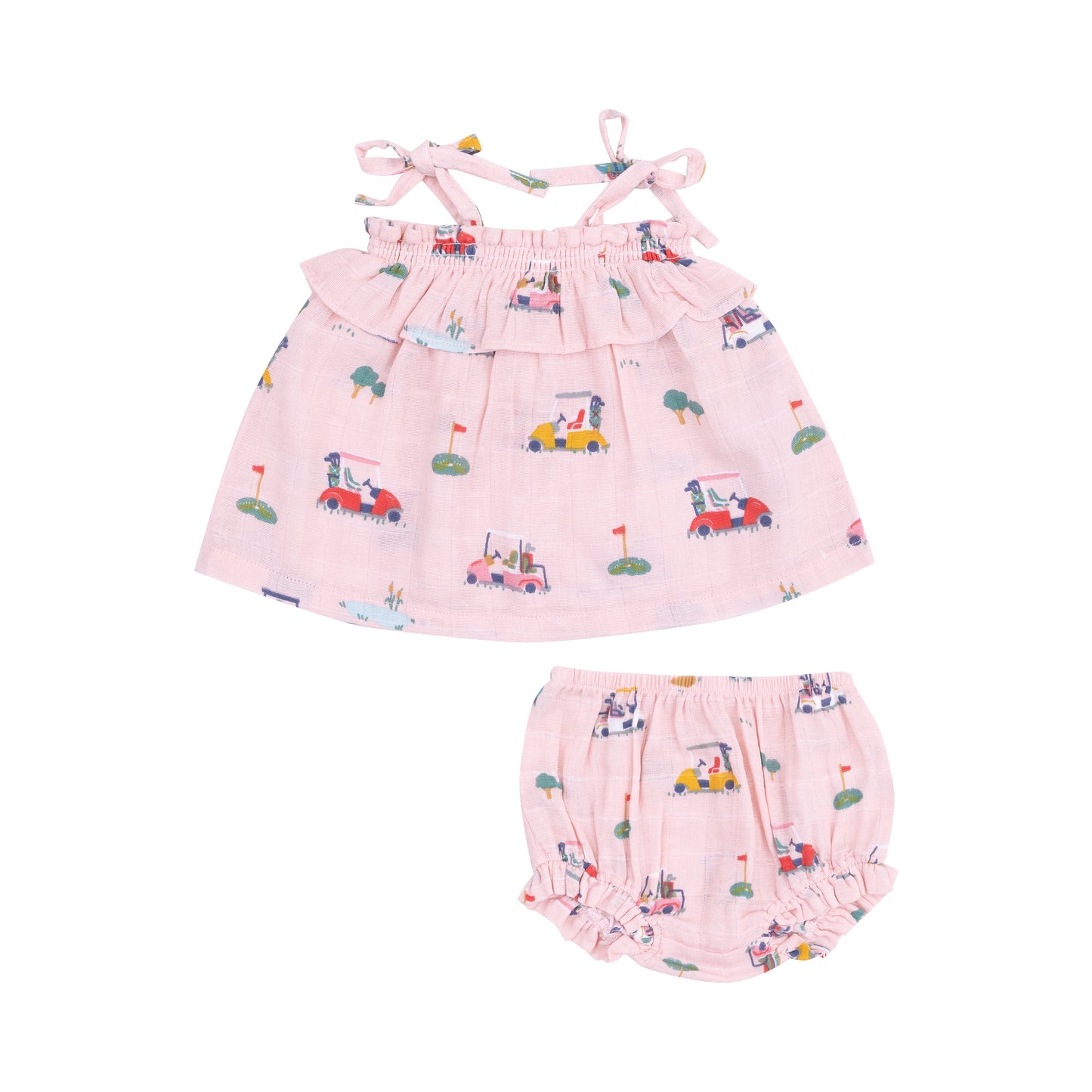 Golf Cart Cuties Ruffle Top & Bloomer