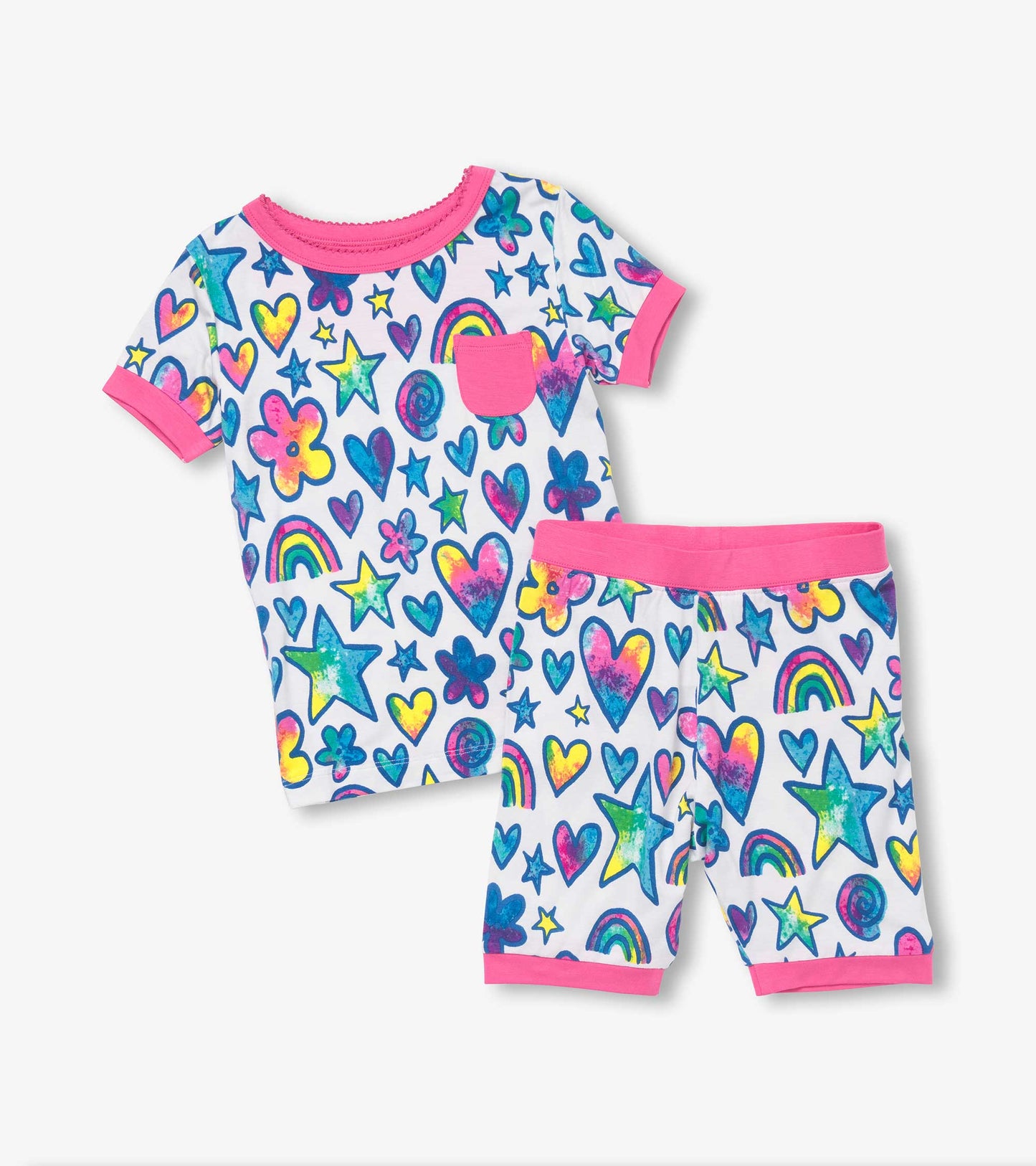Watercolor Doodle Pajama Set