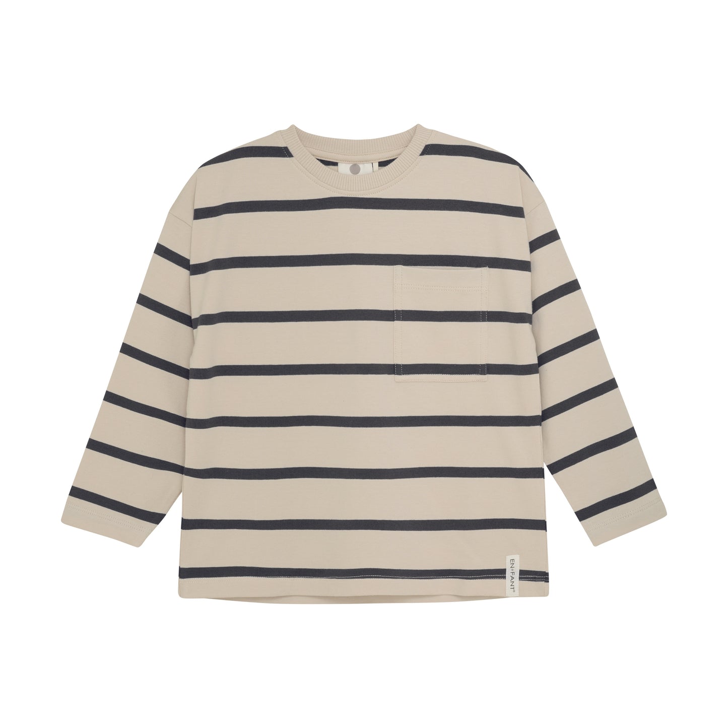 Terry Crew Stripe LS Tee