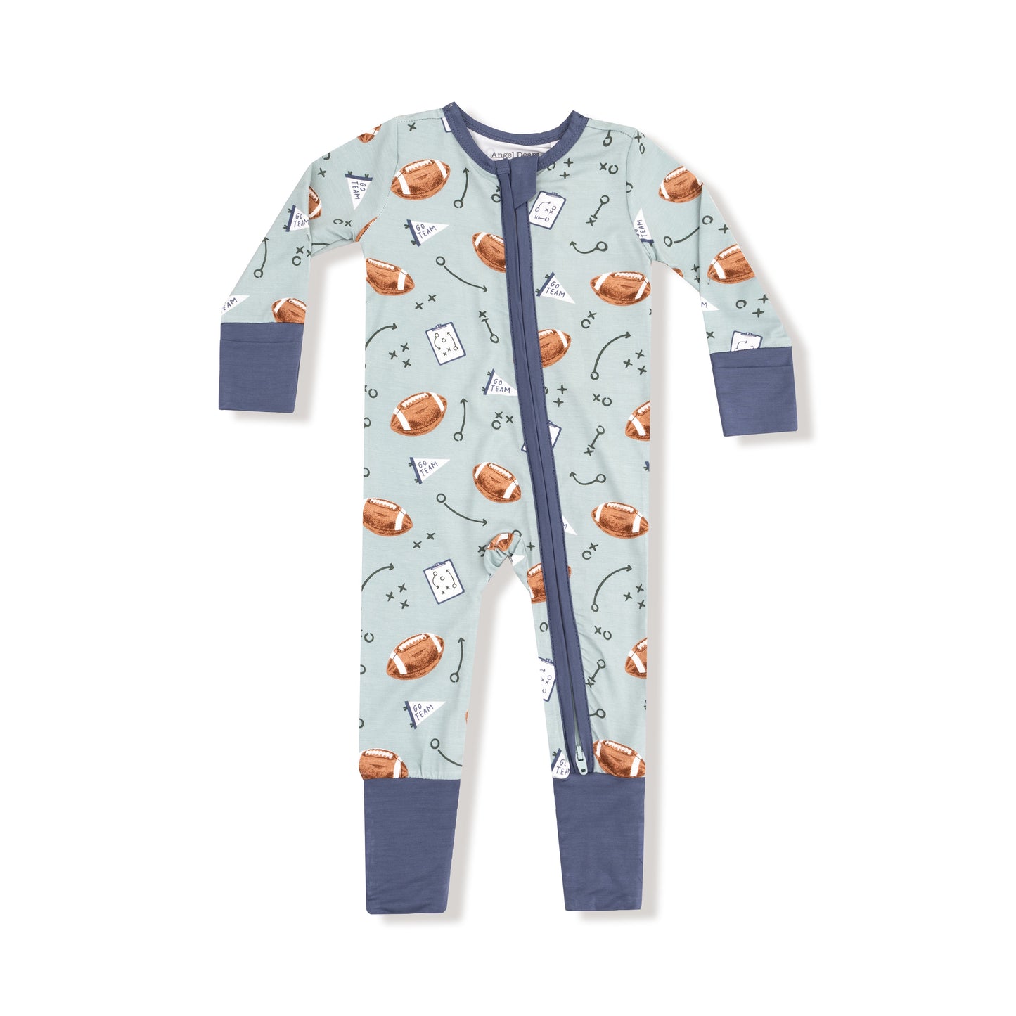 Touchdown Time Mist 2 Way Zip Romper