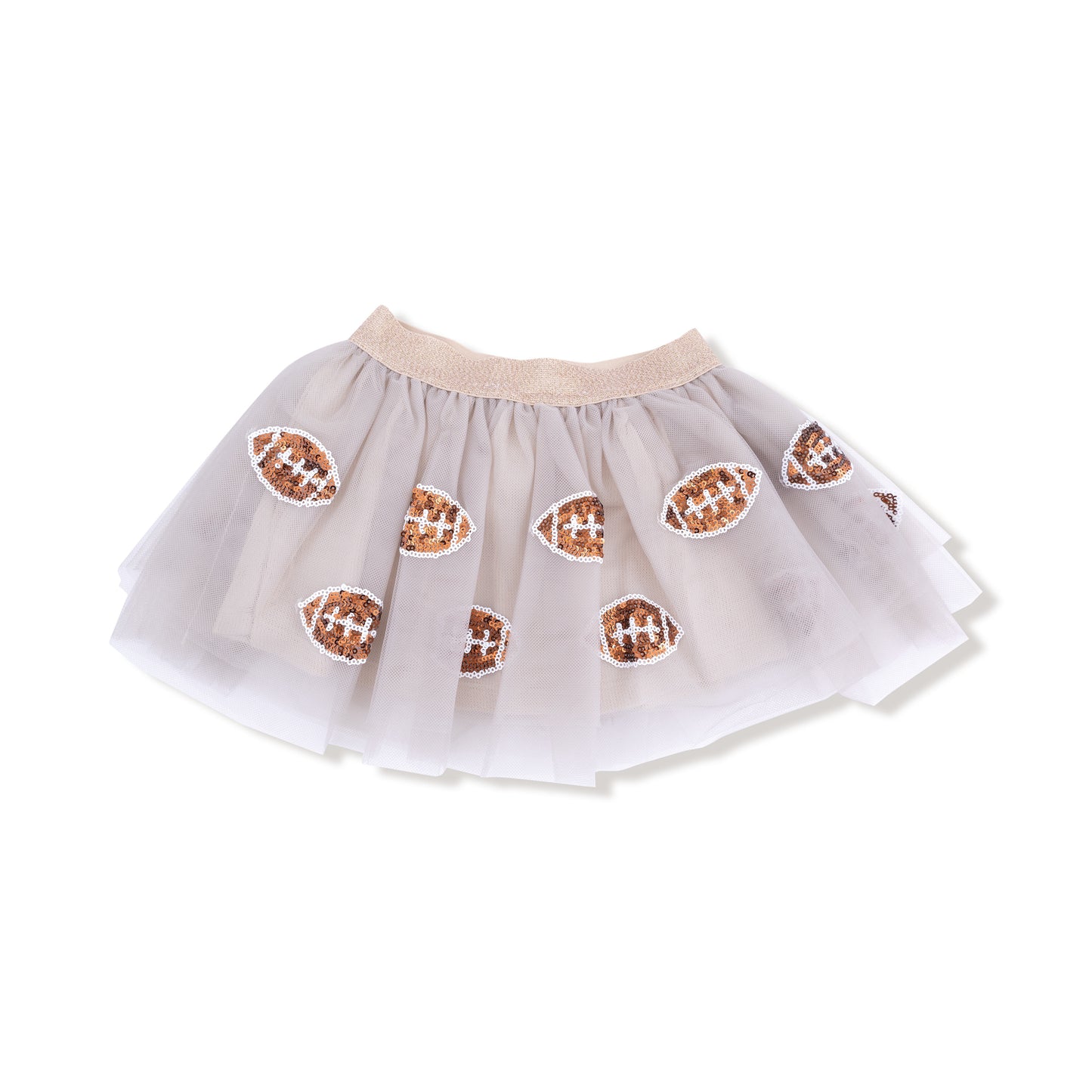 Varsity Football Oatmeal Tutu Skirt