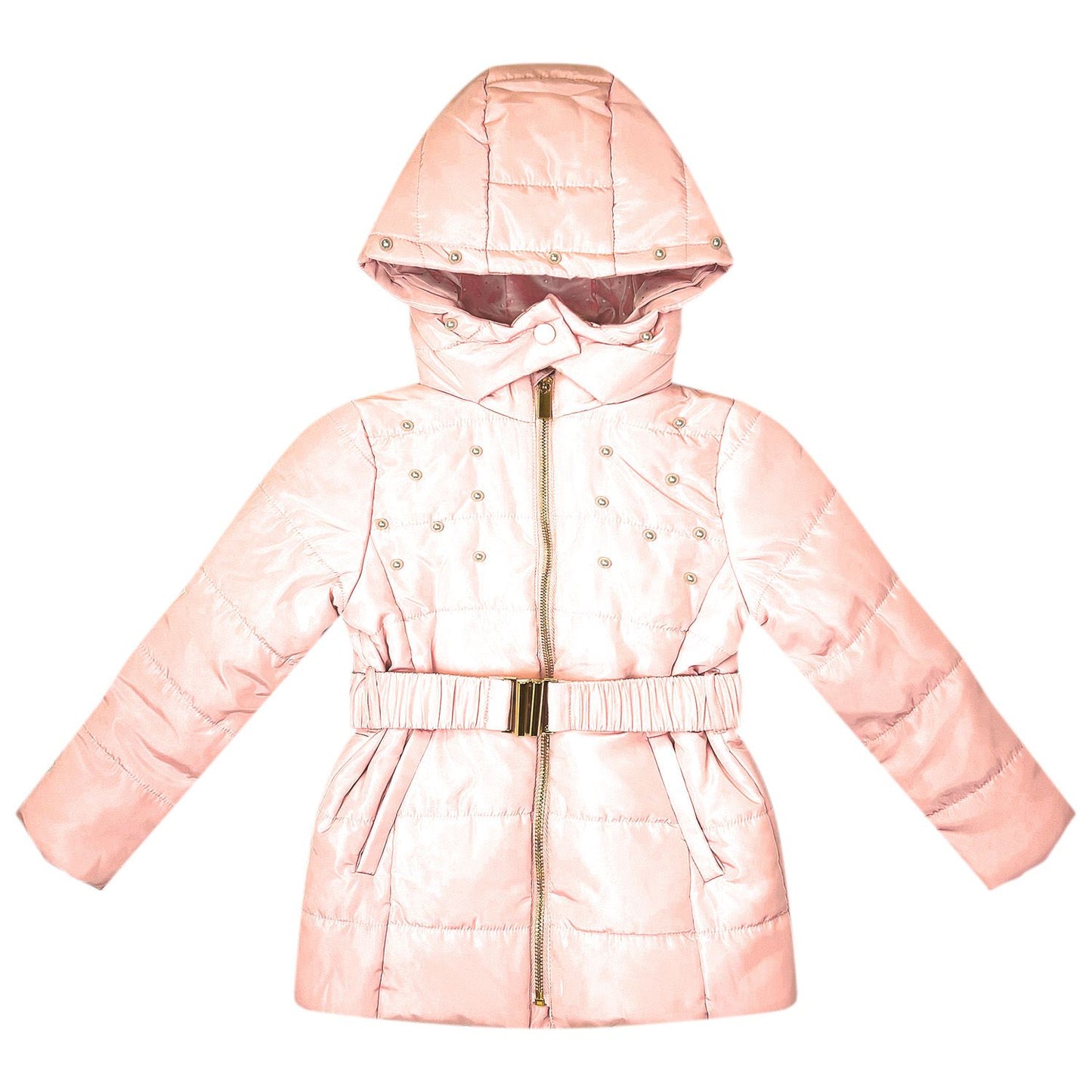 Hooded Belted Coat