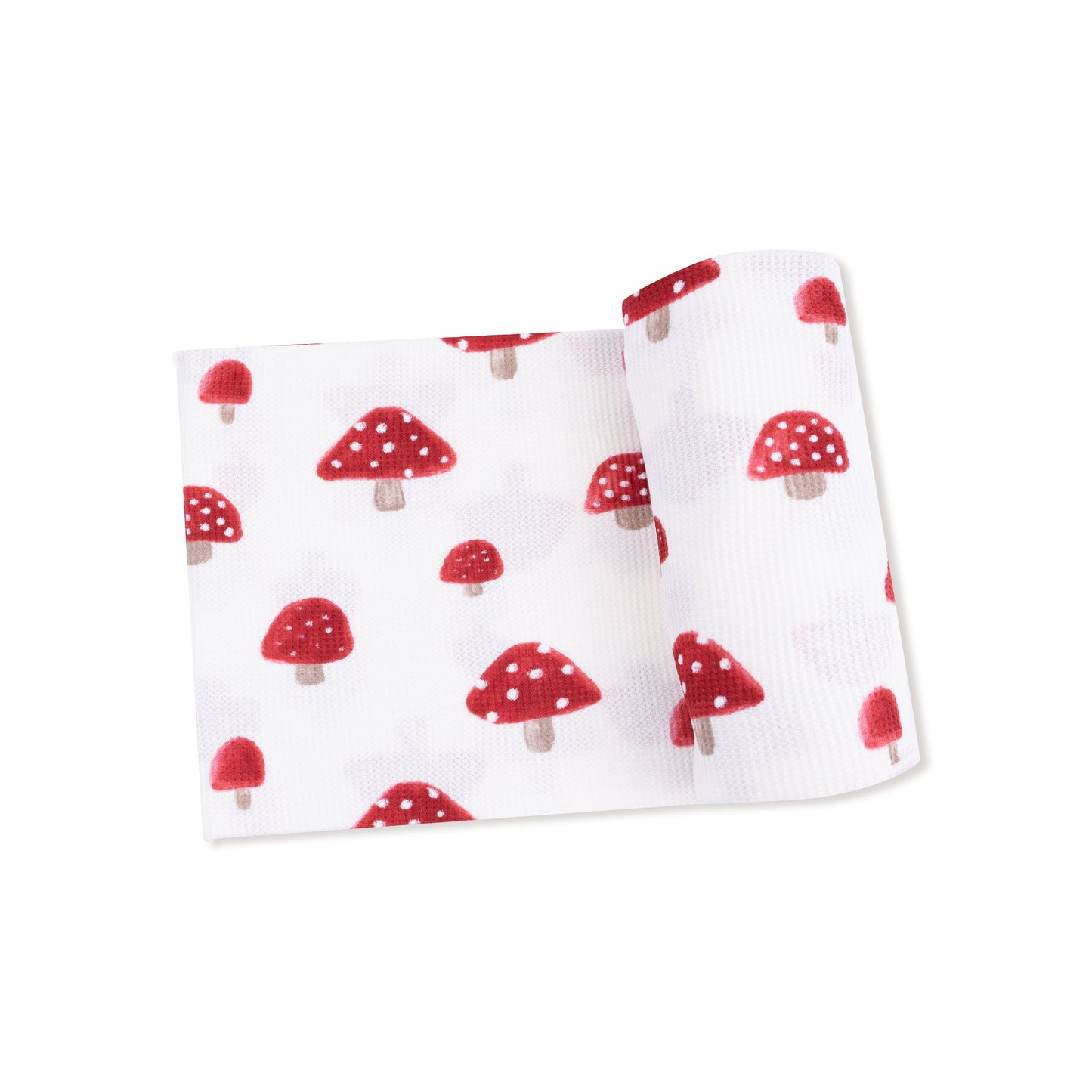 Painterly Mushrooms Swaddle Blanket