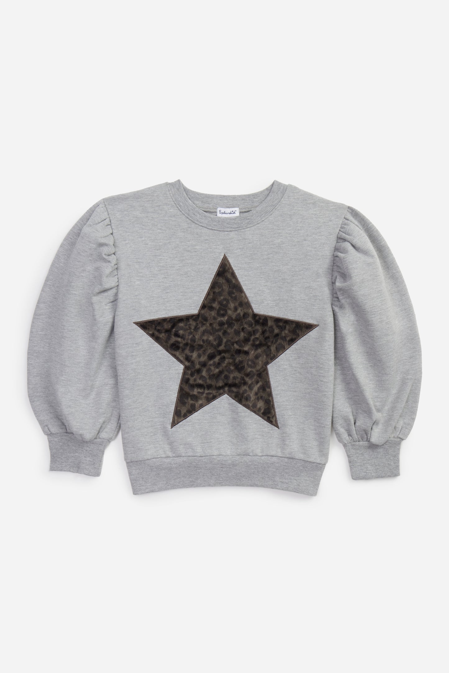 Cheetah Star Heather Grey Sweatshirt