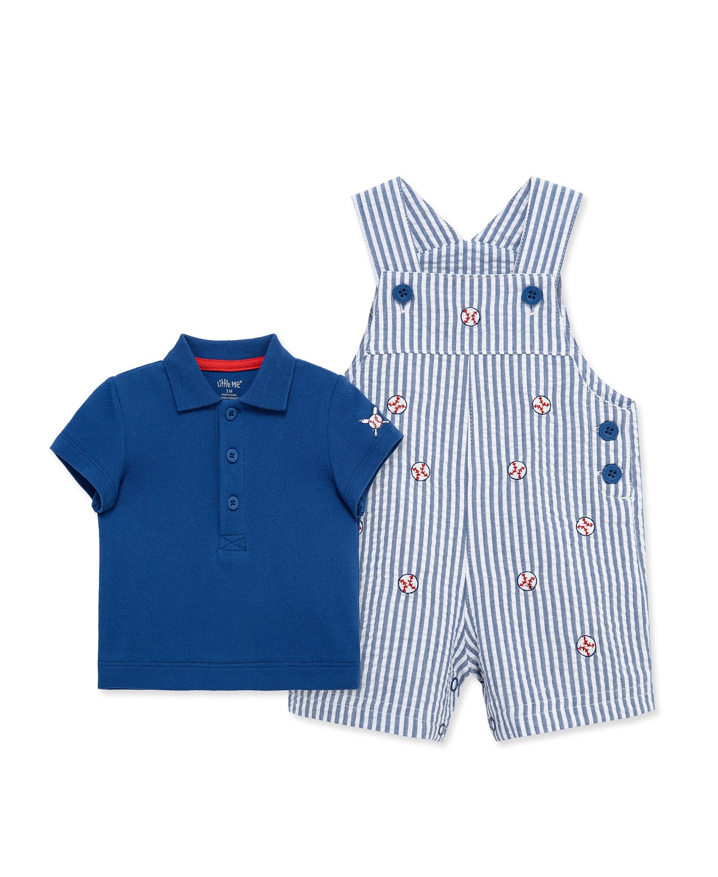 Baseball Set Overall & Polo