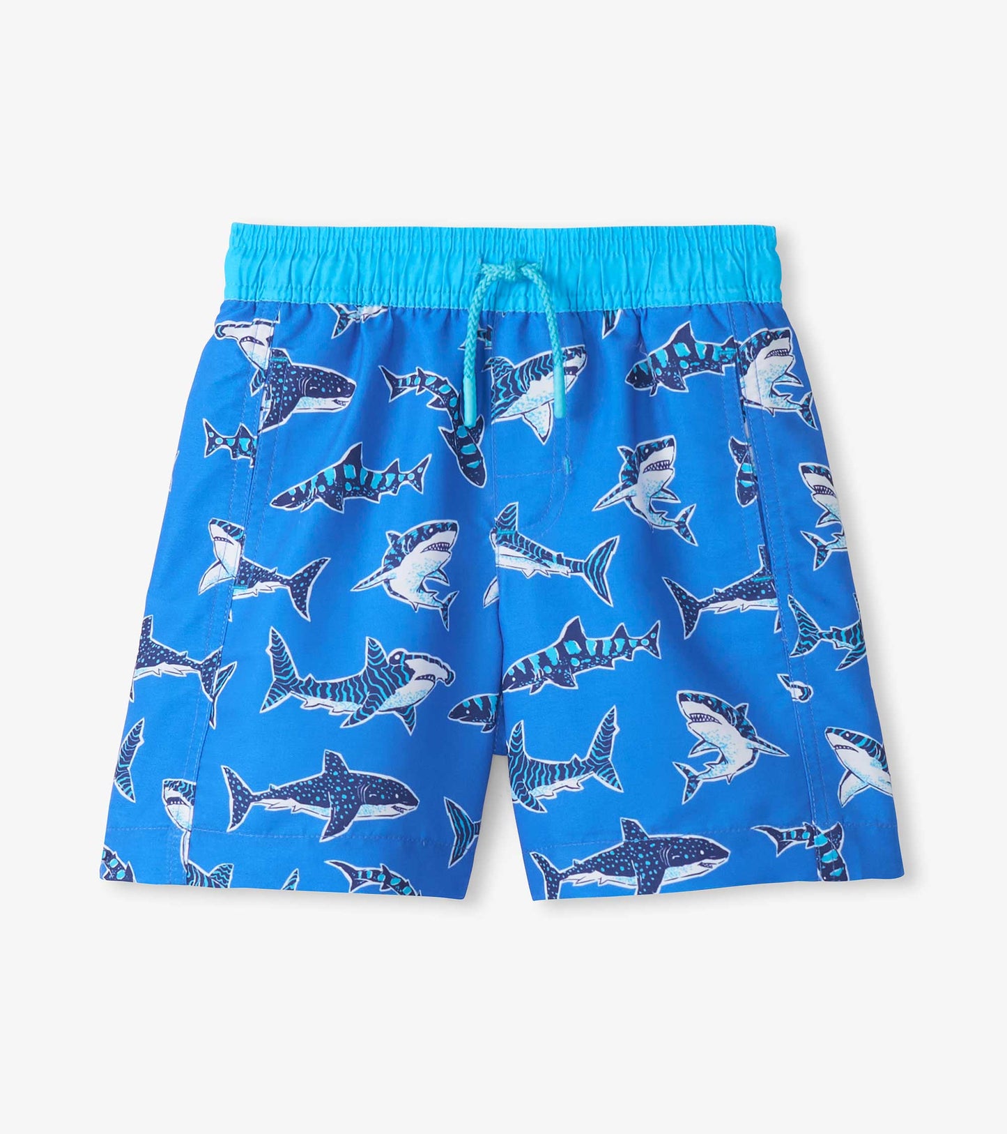 Shark Print Swim Trunk