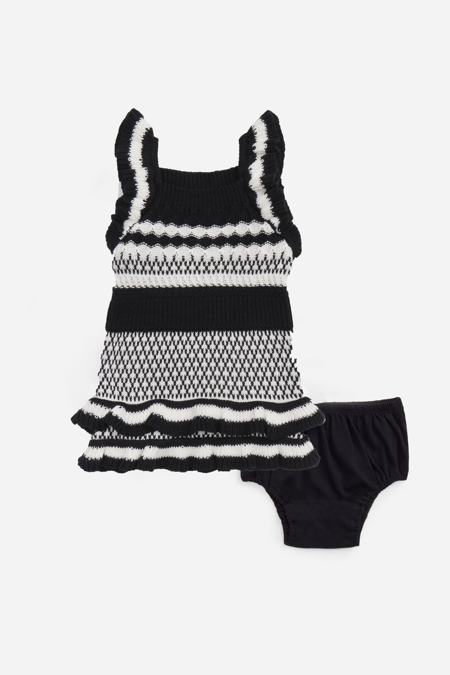 Ruffle Sweater Dress