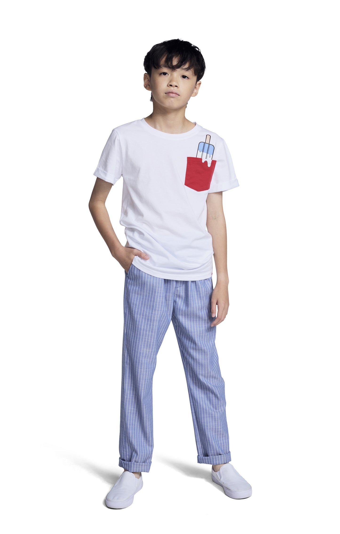 Striped Resort Kid Pant