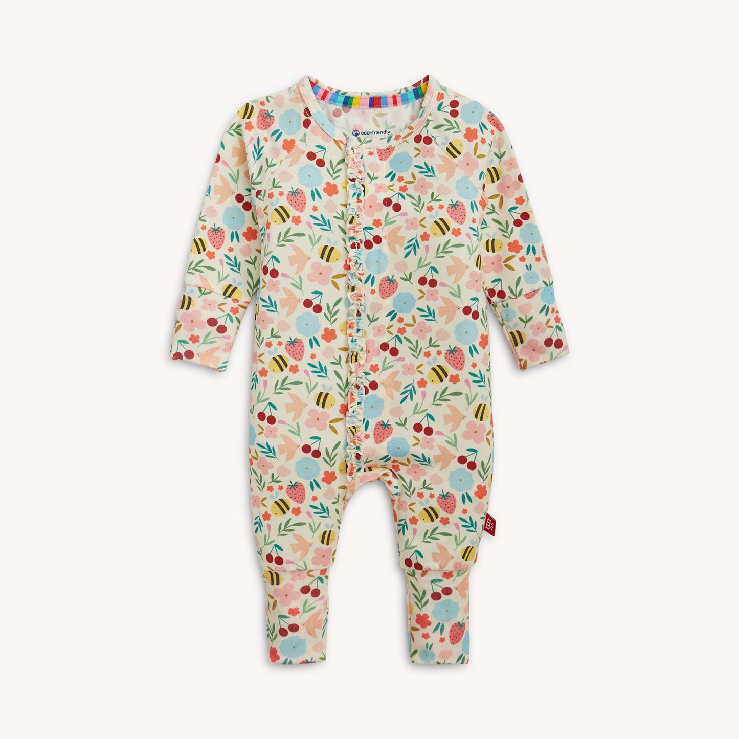 Honey Blossom Coverall Ruffle