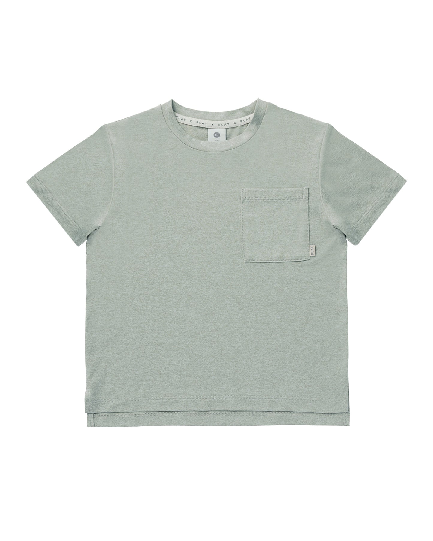 Cove Essential Kid SS Tee in Heather Sea Green