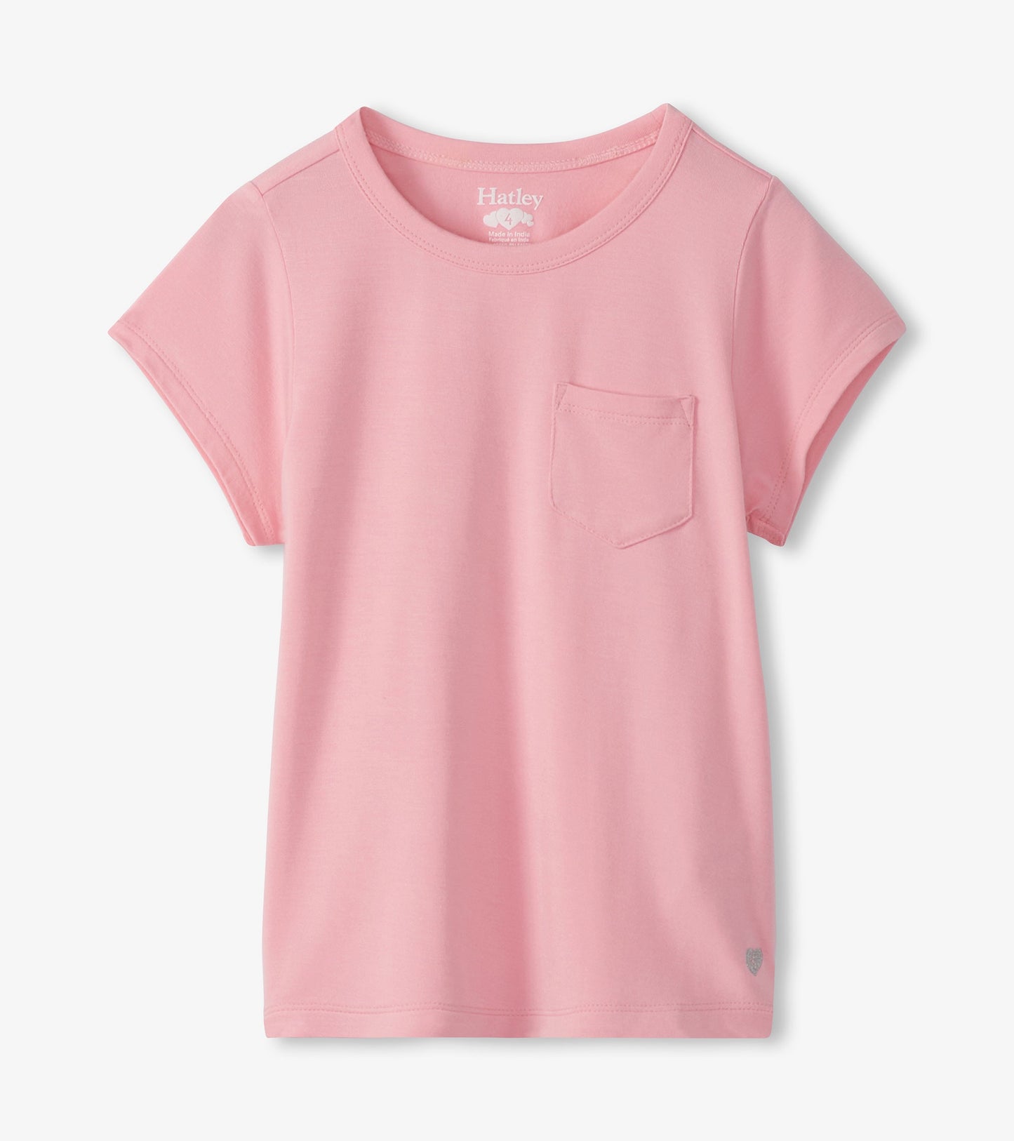 Candy Pink Long Tee w/ Pocket