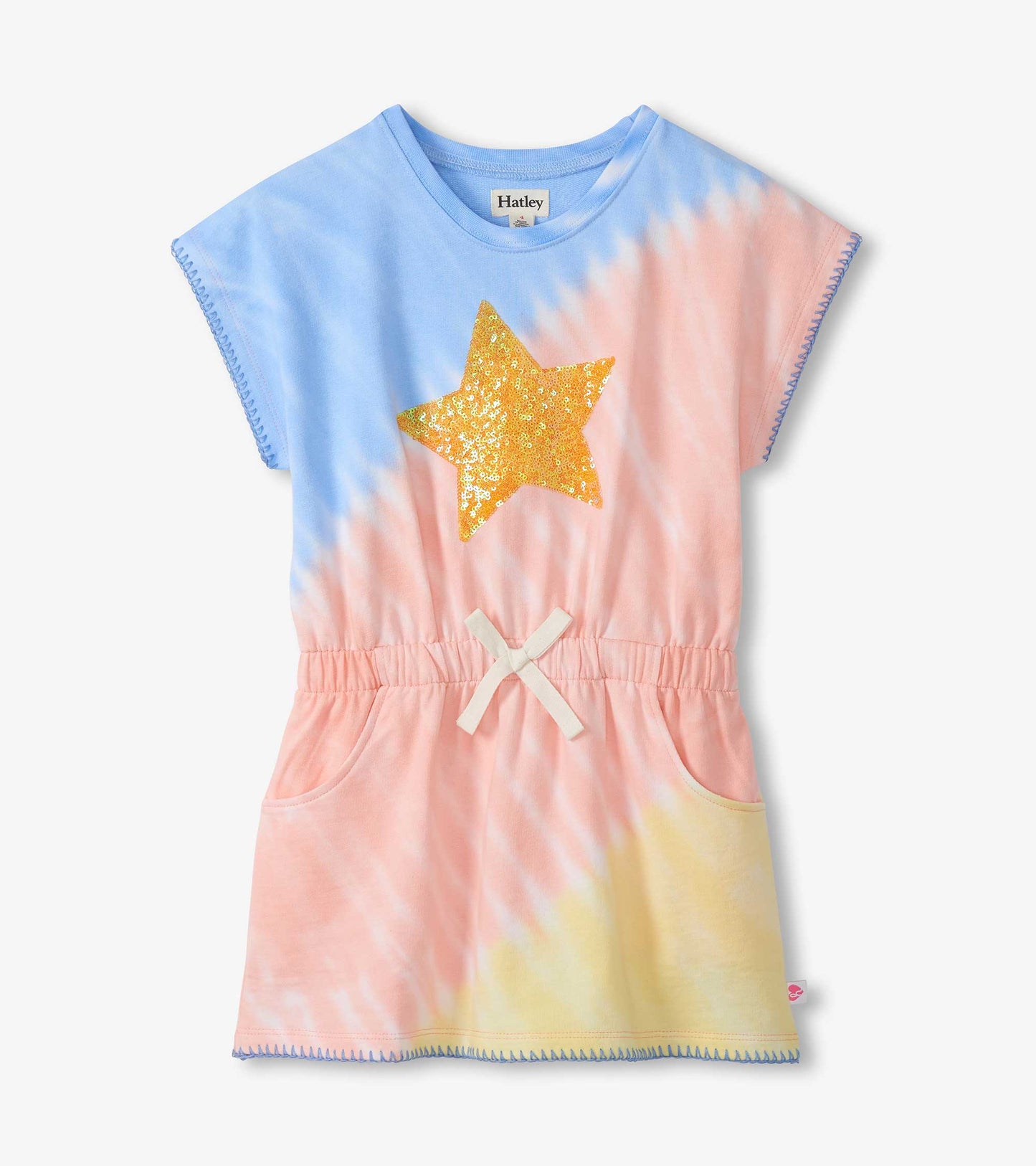 Star Ombre Pull On Dress