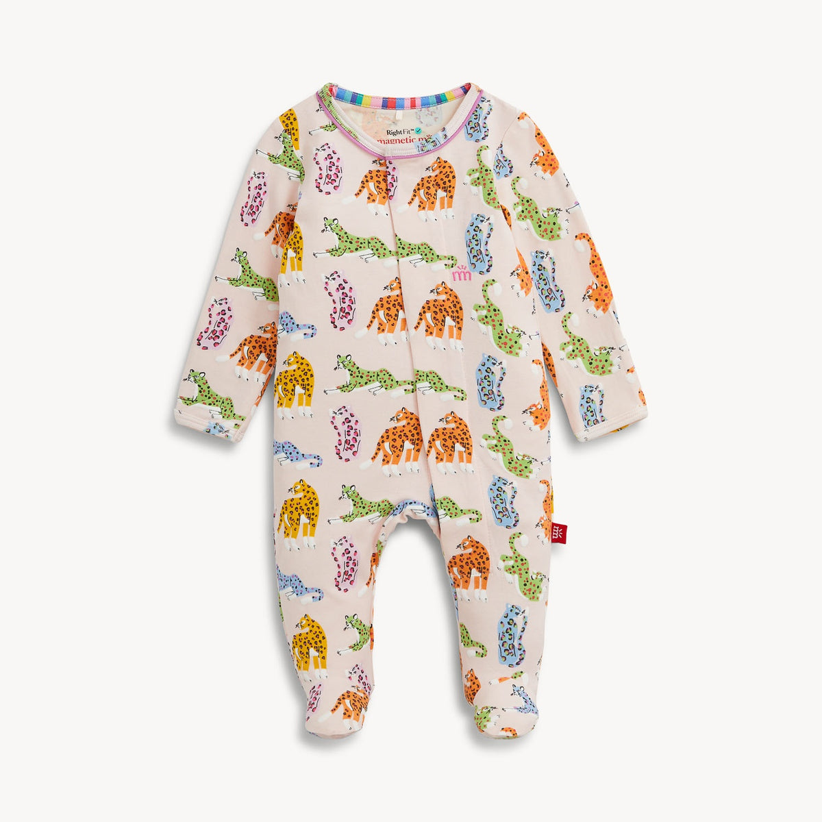 Colorful Leopards Footie