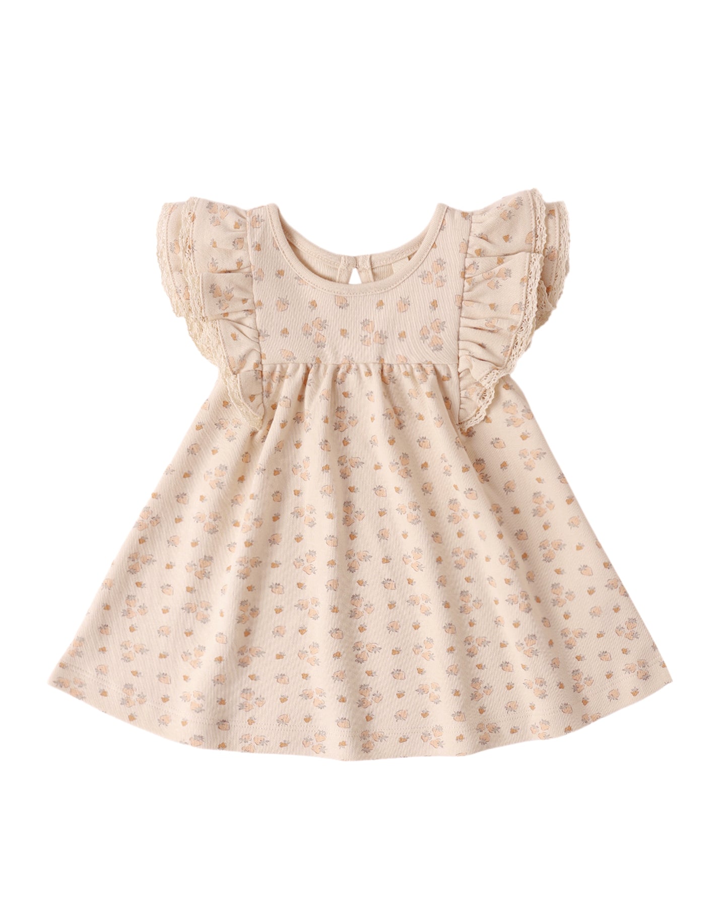 Strawberry Flutter Dress