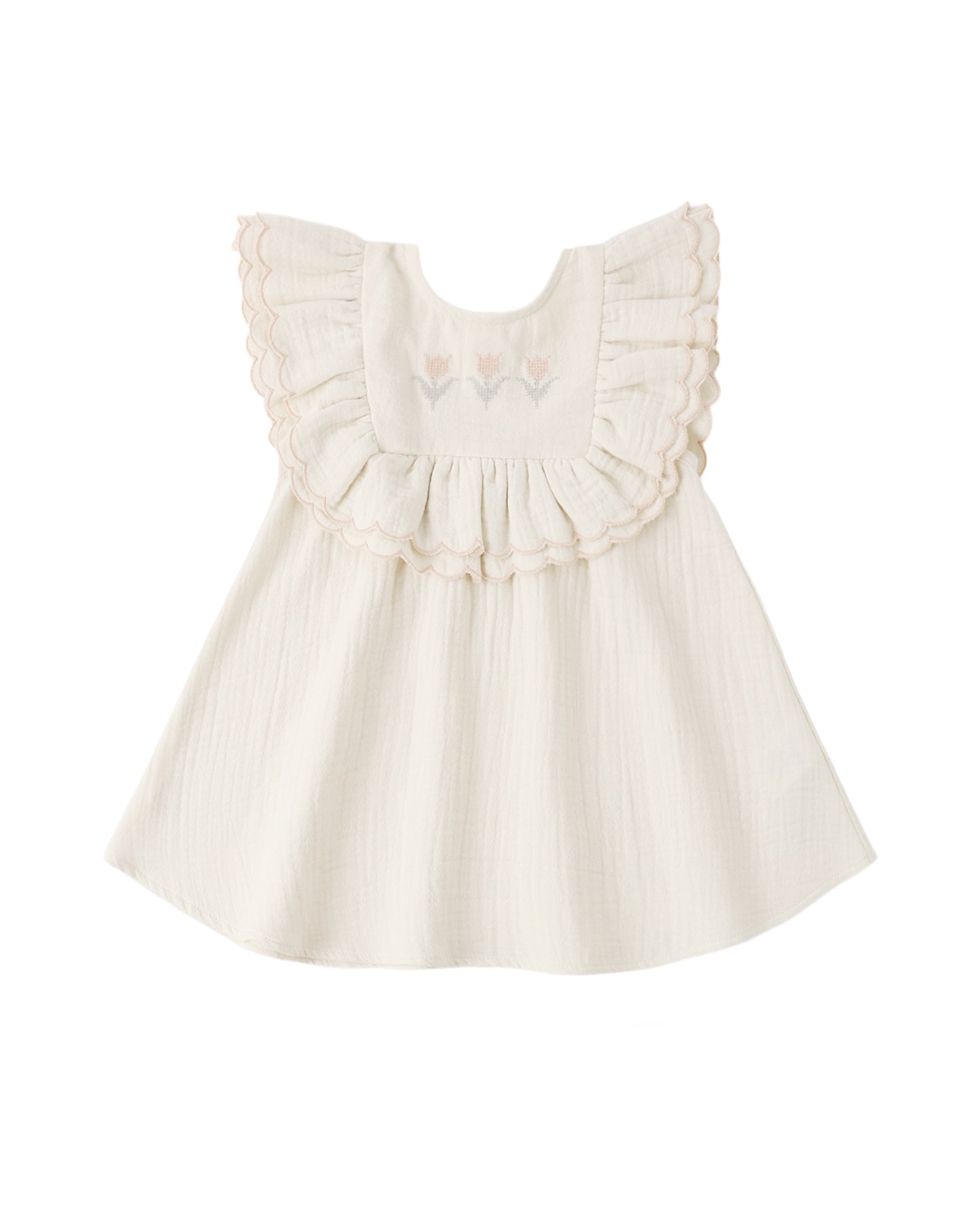 Scallop Hem Lulu Dress