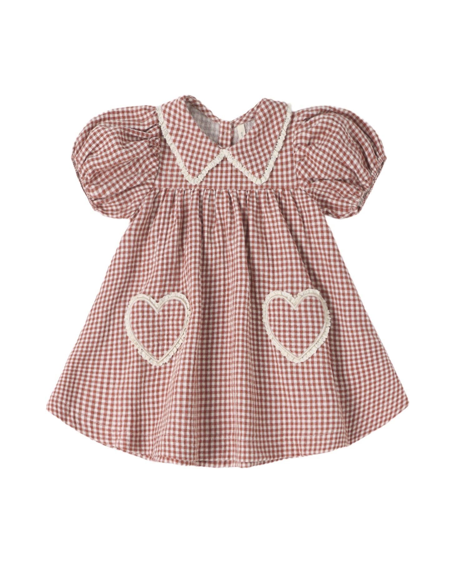 Coraline Gingham Dress w/ Heart Pockets