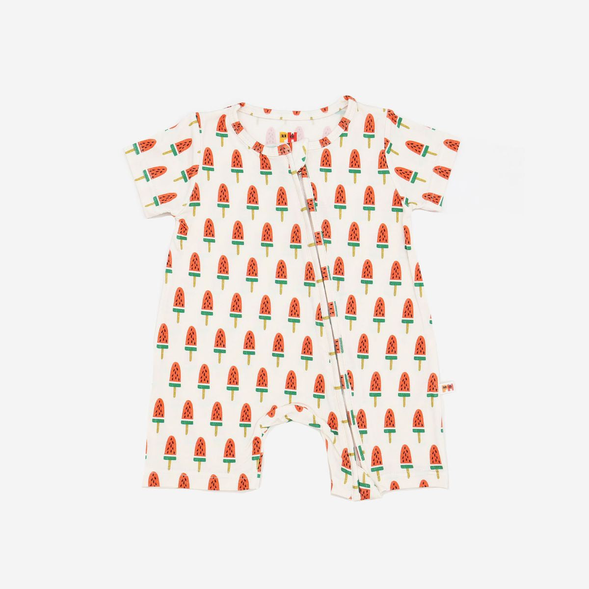 Bamboo Shortie Romper Watermelon