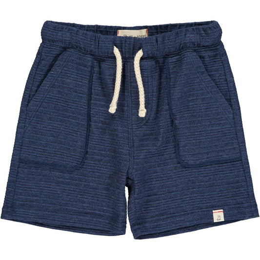 Blue Peter Navy Ribbed Toddler Shorts