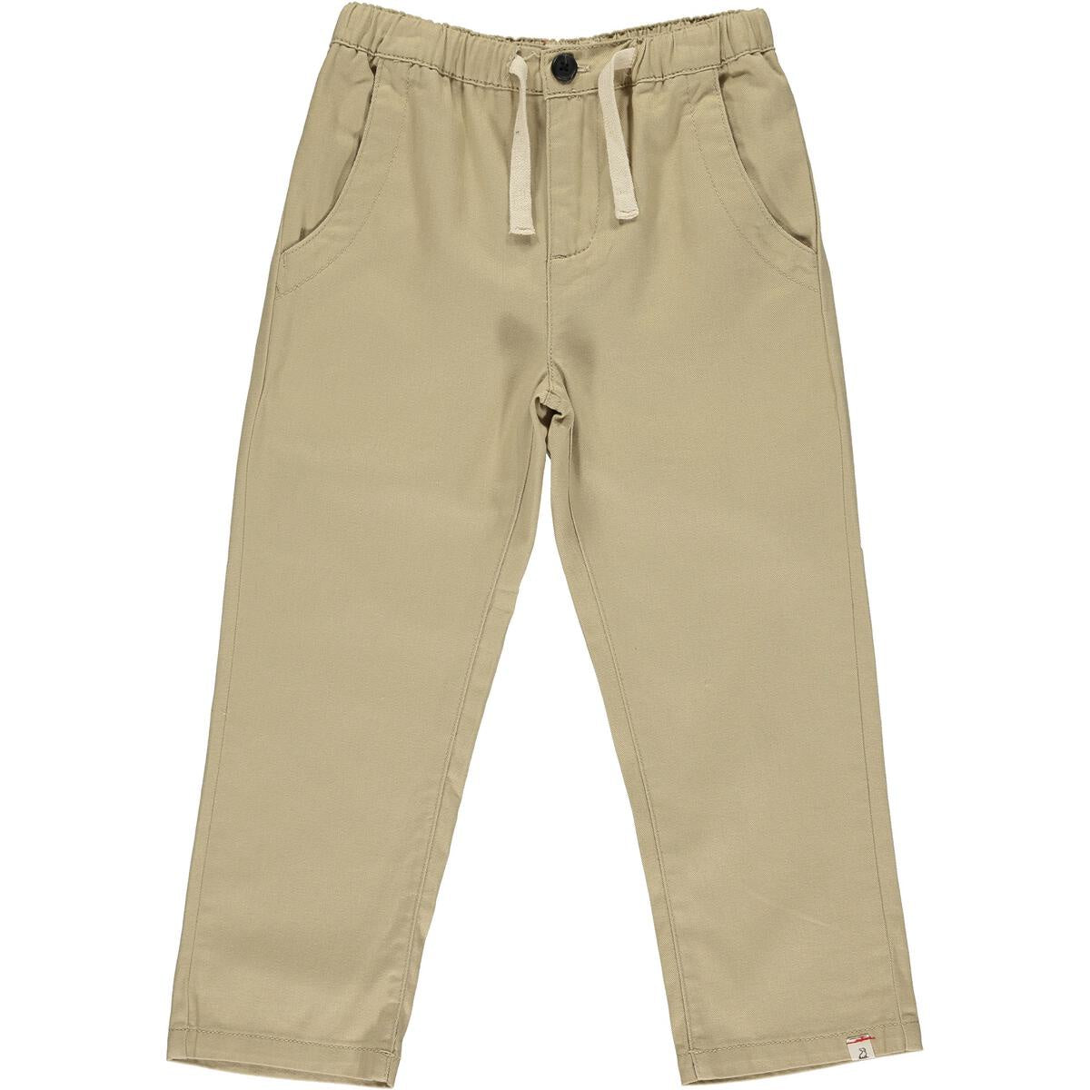 Jay Twill Baby Pants in Stone
