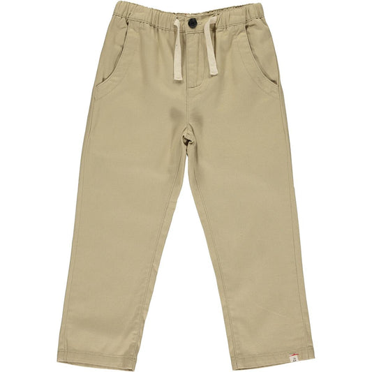 Jay Twill Baby Pants in Stone