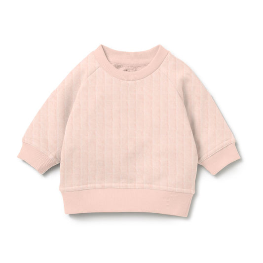 Pretty Pink Quilt Sweat Shirt