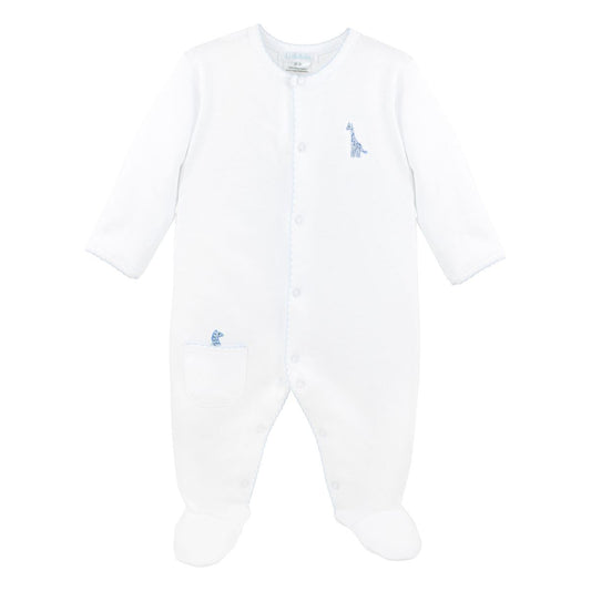 Baby Blue Safari Footie