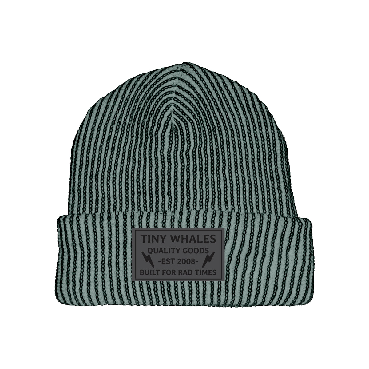 Blue Chunky Knit Beanie