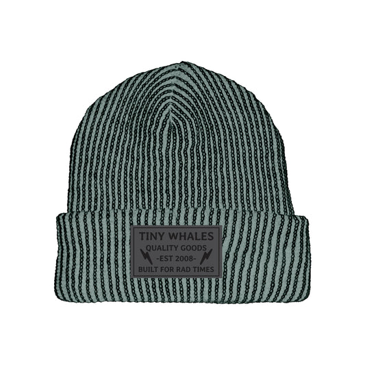 Blue Chunky Knit Beanie