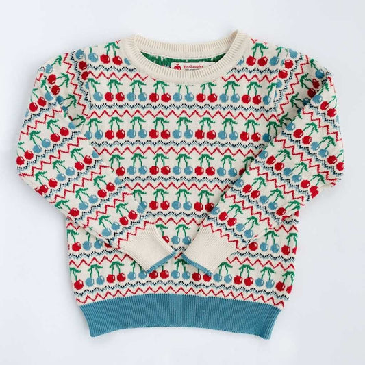 Heritage Cherries Pullover Sweater