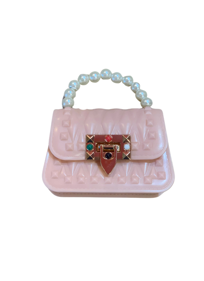 Special Gem Jelly Gold Buckle Purse