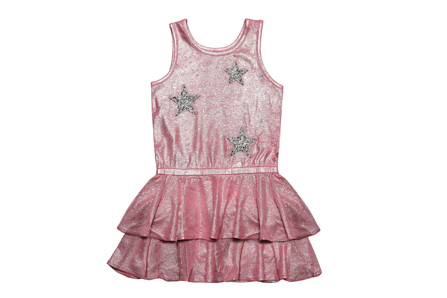 Tiered Twirl Dress Pink