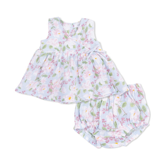 Magnolias Kimono Dress and Bloomer