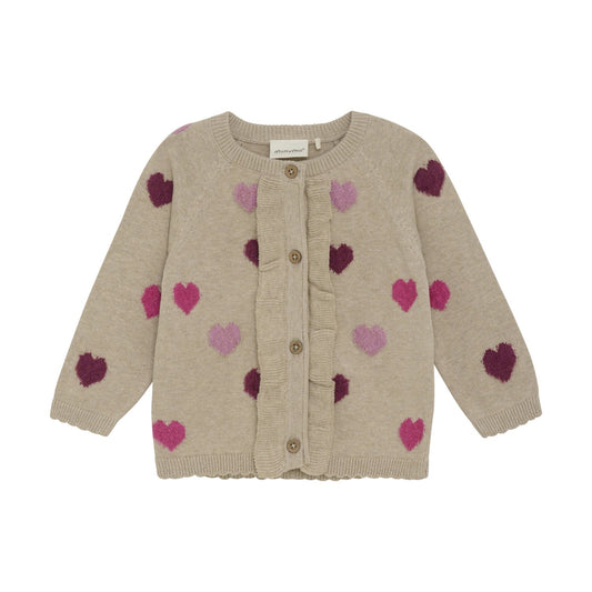 Ruffle Heart Cardigan