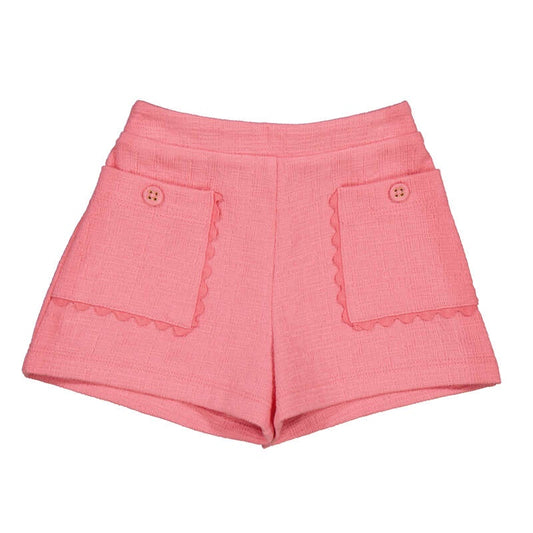 Geranium Tweed Toddler Shorts