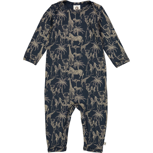 Light Brown Safari Printed Bodysuit